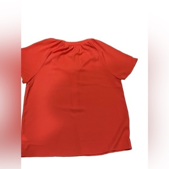 Michael Kors Coral  V-Neck Tunic With Zipper Size Medium - Picture 7 of 7